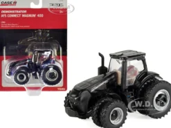 Case IH AFS Connect Magnum 400 Demonstrator Tractor Black Dual Wheels Case IH Agriculture 1/64 Diecast Model ERTL TOMY 44297