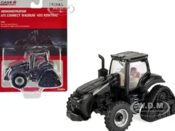 Case IH AFS Connect Magnum 400 RowTrac Demonstrator Half-Tracked Tractor Black Case IH Agriculture 1/64 Diecast Model ERTL TOMY 44298