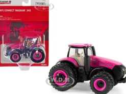 Case IH AFS Connect Magnum 340 Tractor Magenta Dual Wheels Case IH Agriculture 1/64 Diecast Model ERTL TOMY 44335
