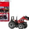 Case IH Farmall 105A Tractor with Loader Red "Case IH Agriculture" Series 1/64 Diecast Model by ERTL TOMY