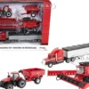 Case IH Harvesting Set of 4 pieces "Case IH Agriculture" Series 1/64 Diecast Models by ERTL TOMY