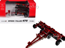 Case IH Speed-Tiller 475 High-Speed Disc Red 1/64 Diecast Model by ERTL TOMY