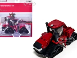 Case IH Steiger Quadtrac 555 Tractor with Tracks Red 1/64 Diecast Model by ERTL TOMY