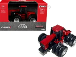 Case IH Steiger 9380 Tractor with Triple Wheels Red "Prestige Collection" Series 1/64 Diecast Model by ERTL TOMY