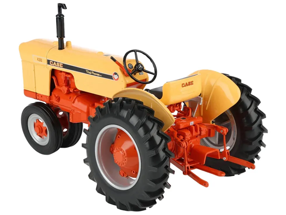 Case 430 Narrow Front Tractor Yellow with Orange Frame "Classic Series" 1/16 Diecast Model by SpecCast