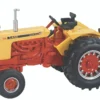Case 930 Open Station Tractor Yellow and Orange 1/64 Diecast Model by SpecCast