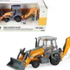 Case 580 Super N WT Backhoe Loader Orange Gray Case Construction Series 1/50 Diecast Model ERTL TOMY 14991