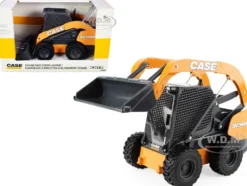 Case SV340B Skid Steer Loader Orange Dark Gray Case Construction Series 1/16 Diecast Model ERTL TOMY 44197