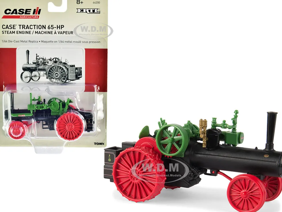 Case Traction 65-HP Steam Engine Case IH Agriculture 1/64 Diecast Model ERTL TOMY 44200