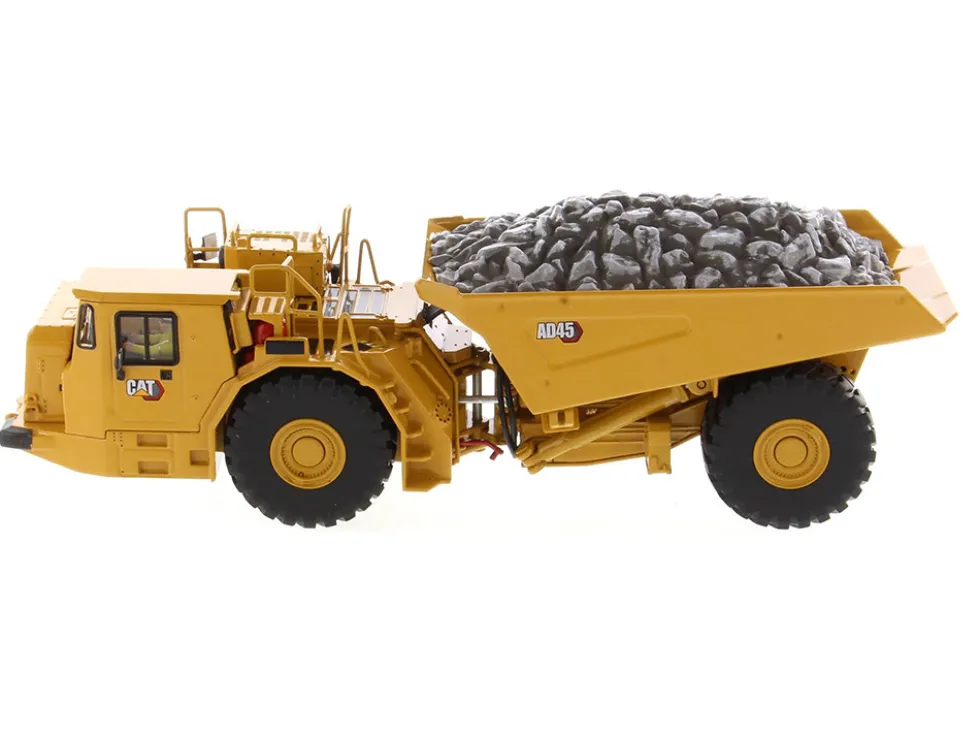 CAT Caterpillar AD45 Underground Articulated Truck Yellow "High Line" Series 1/50 Diecast Model by Diecast Masters