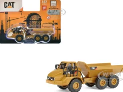 CAT Caterpillar 730 Articulated Truck Yellow 1/87 (HO) Diecast Model by Diecast Masters