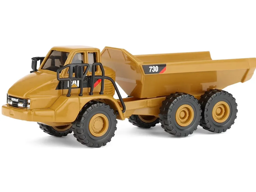 CAT Caterpillar 730 Articulated Truck Yellow 1/87 (HO) Diecast Model by Diecast Masters