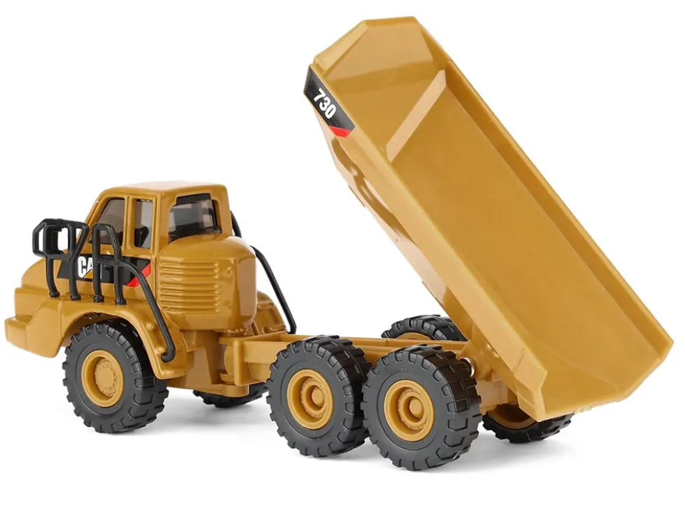 CAT Caterpillar 730 Articulated Truck Yellow 1/87 (HO) Diecast Model by Diecast Masters