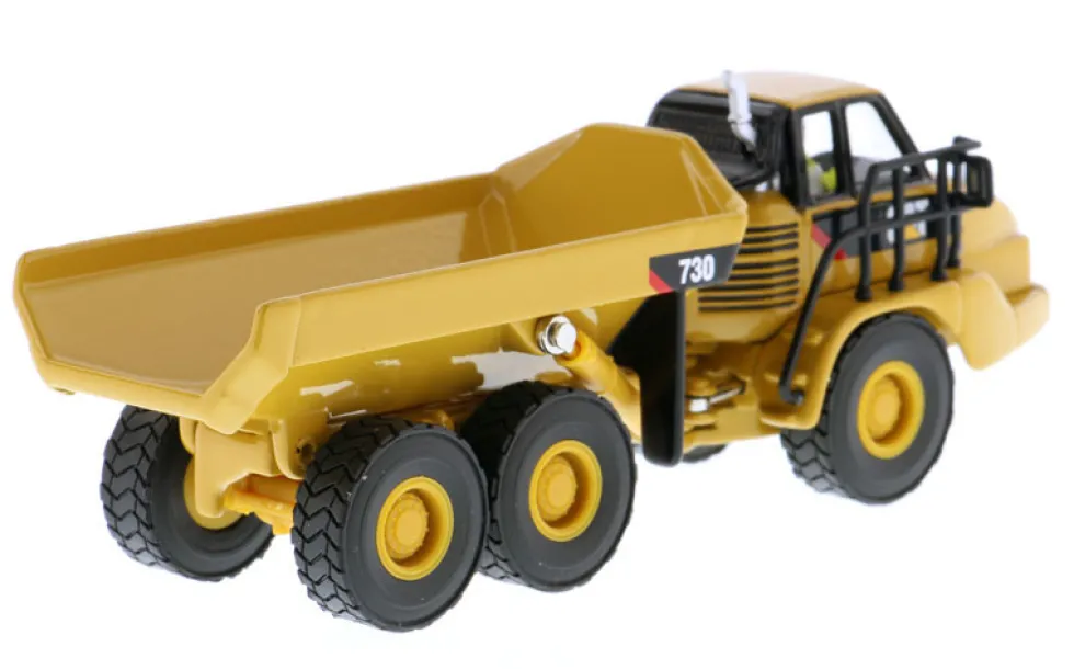 CAT Caterpillar 730 Articulated Dump Truck Operator High Line Series 1/87 HO Scale Diecast Model Diecast Masters 85130