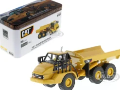 CAT Caterpillar 730 Articulated Dump Truck Operator High Line Series 1/87 HO Scale Diecast Model Diecast Masters 85130