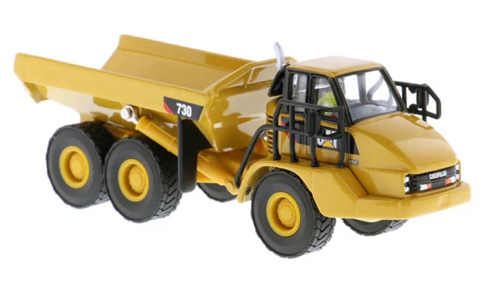 CAT Caterpillar 730 Articulated Dump Truck Operator High Line Series 1/87 HO Scale Diecast Model Diecast Masters 85130