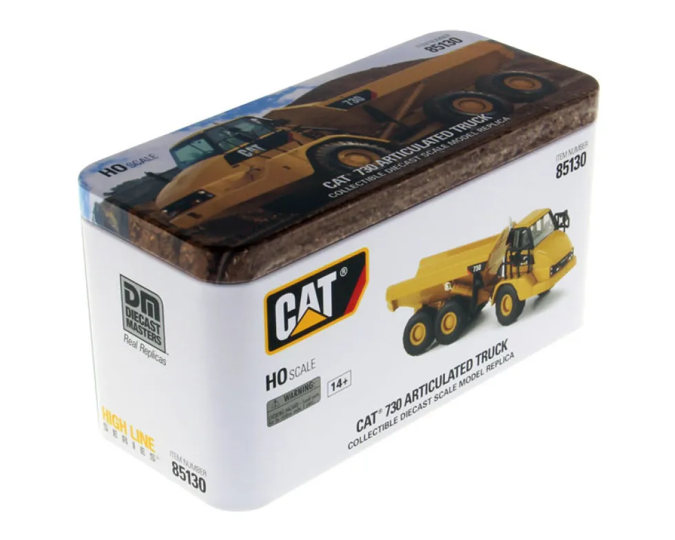 CAT Caterpillar 730 Articulated Dump Truck Operator High Line Series 1/87 HO Scale Diecast Model Diecast Masters 85130