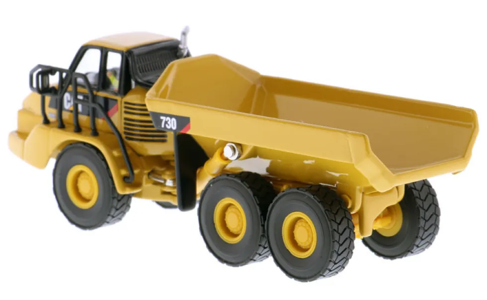 CAT Caterpillar 730 Articulated Dump Truck Operator High Line Series 1/87 HO Scale Diecast Model Diecast Masters 85130