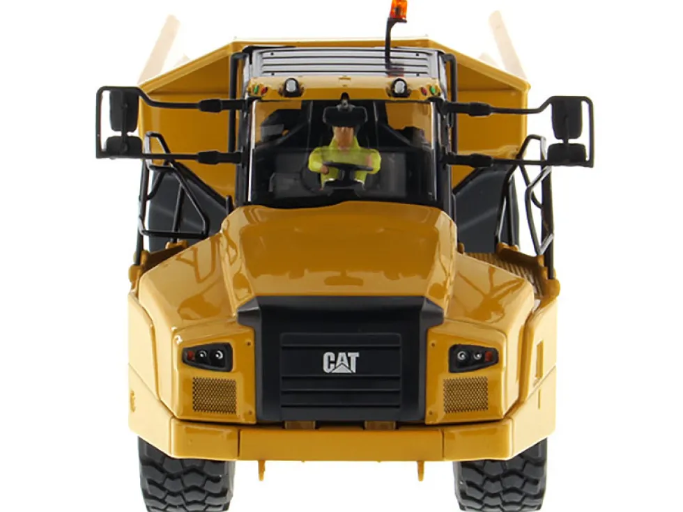 CAT Caterpillar 745 Articulated Hauler Dump Truck Removable Operator High Line Series 1/50 Diecast Model Diecast Masters 85528