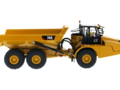 CAT Caterpillar 745 Articulated Hauler Dump Truck Removable Operator High Line Series 1/50 Diecast Model Diecast Masters 85528