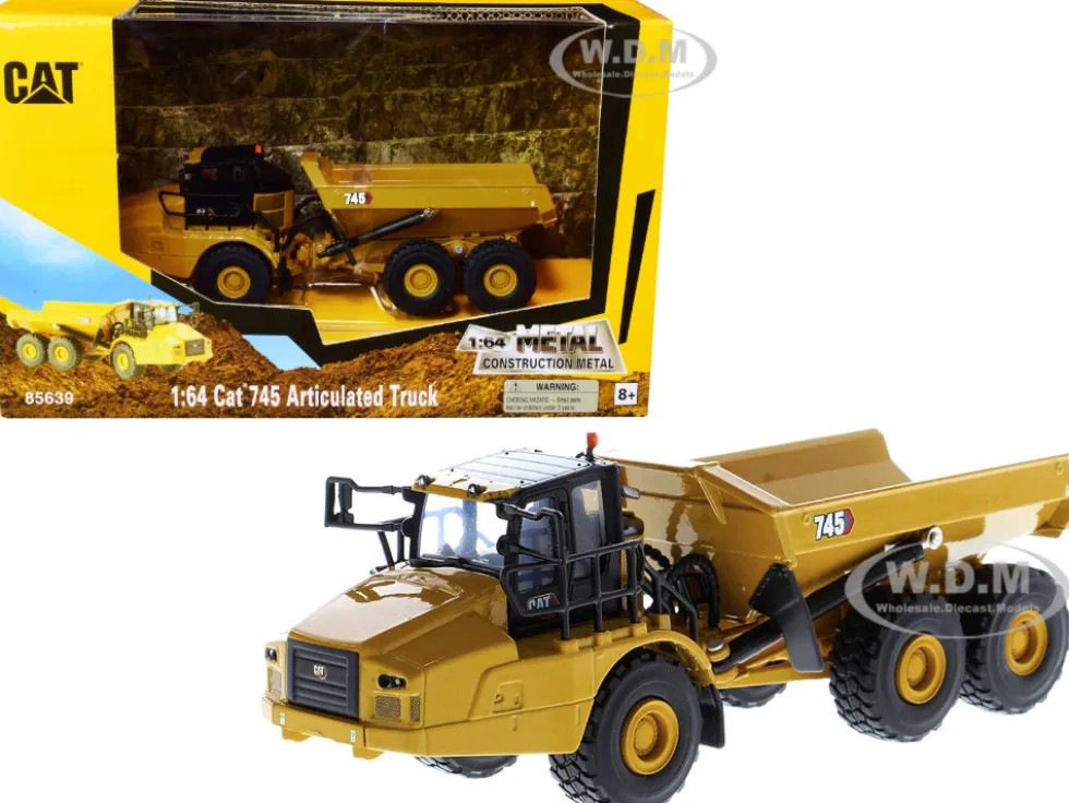 CAT Caterpillar 745 Articulated Truck Play & Collect! Series 1/64 Diecast Model Diecast Masters 85639
