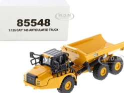 CAT Caterpillar 745 Articulated Dump Truck High Line Series 1/125 Diecast Model Diecast Masters 85548