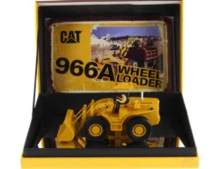 CAT Caterpillar 966A Wheel Loader Yellow Operator Vintage Series 1/50 Diecast Model Diecast Masters 85579