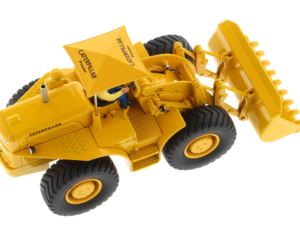 CAT Caterpillar 966A Wheel Loader Yellow Operator Vintage Series 1/50 Diecast Model Diecast Masters 85579