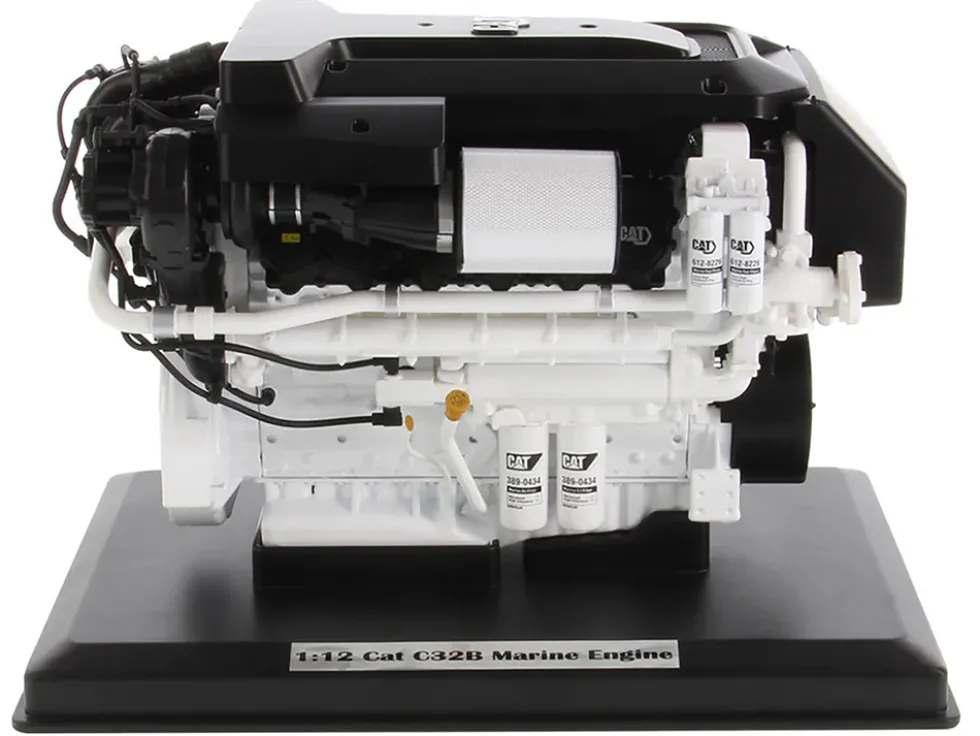 CAT Caterpillar C32B Marine Engine Replica High Line Series 1/12 Diecast Model Diecast Masters 85707