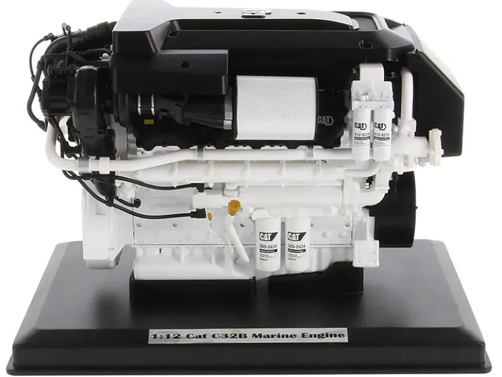 CAT Caterpillar C32B Marine Engine Replica High Line Series 1/12 Diecast Model Diecast Masters 85707