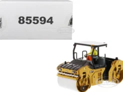 CAT Caterpillar CB-13 Tandem Vibratory Roller ROPS Roll Over Protective Structure and Operator High Line Series 1/50 Diecast Model Diecast Masters 85594