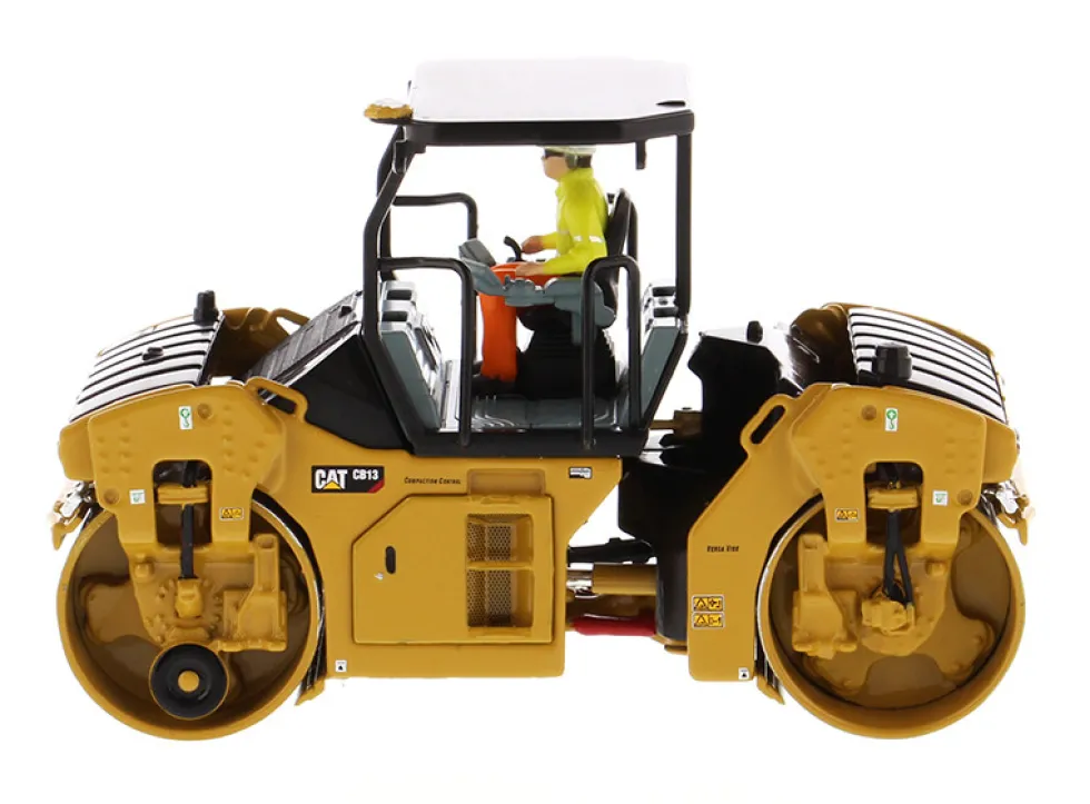 CAT Caterpillar CB-13 Tandem Vibratory Roller ROPS Roll Over Protective Structure and Operator High Line Series 1/50 Diecast Model Diecast Masters 85594
