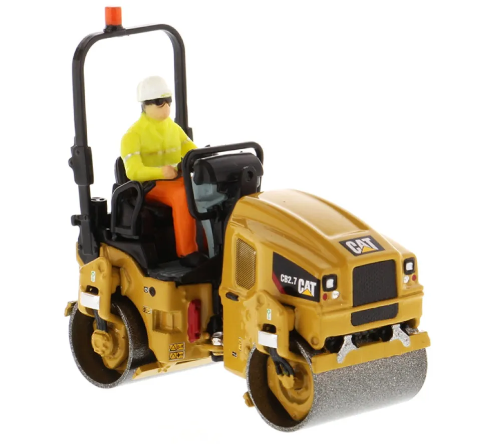CAT Caterpillar CB-2.7 Utility Compactor with Operator High Line Series 1/50 Diecast Model Diecast Masters 85593