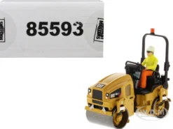 CAT Caterpillar CB-2.7 Utility Compactor with Operator High Line Series 1/50 Diecast Model Diecast Masters 85593
