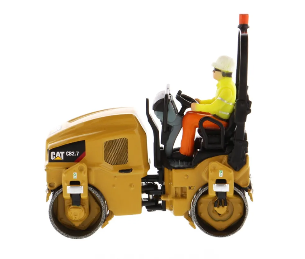 CAT Caterpillar CB-2.7 Utility Compactor with Operator High Line Series 1/50 Diecast Model Diecast Masters 85593