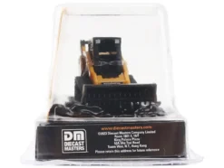 CAT Caterpillar 272C Compact Track Loader with Broom Yellow "Micro-Constructor" Series Diecast Model by Diecast Masters