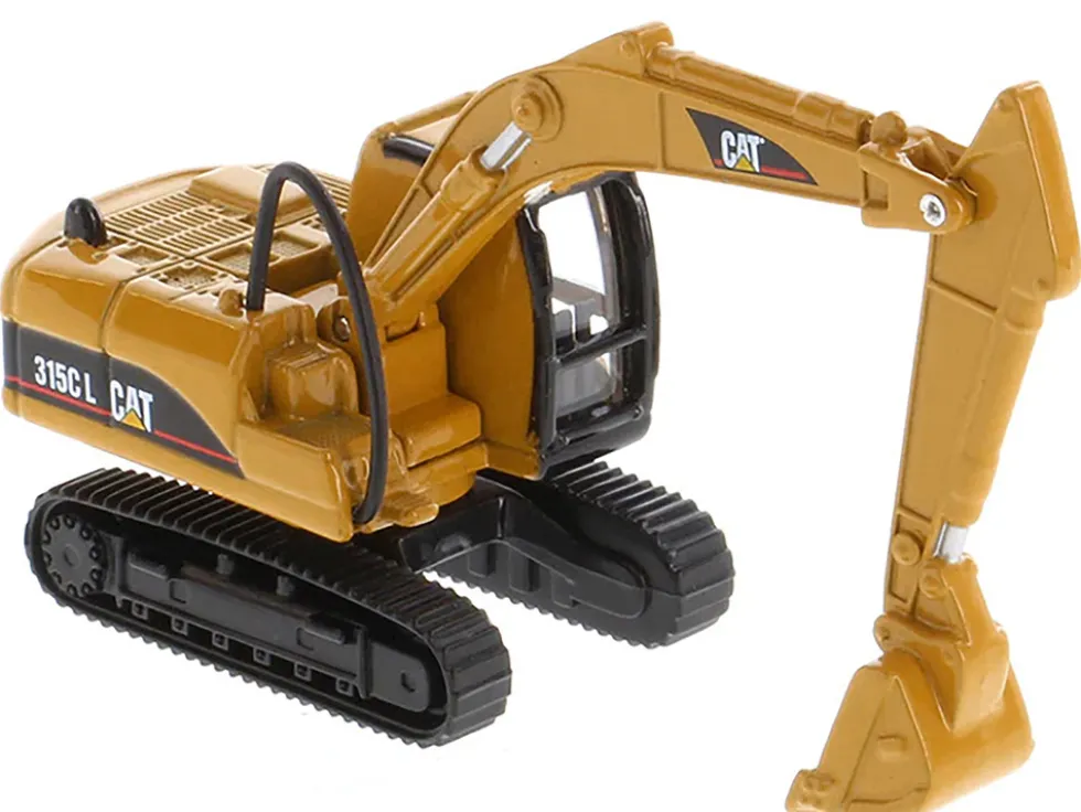 CAT Caterpillar 315C L Hydraulic Excavator Yellow 1/87 HO Diecast Model Diecast Masters 84400
