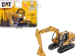 CAT Caterpillar 315C L Hydraulic Excavator Yellow 1/87 HO Diecast Model Diecast Masters 84400