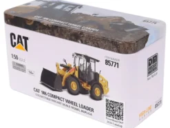 CAT Caterpillar 906 Compact Wheel Loader Yellow with Operator "High Line Series" 1/50 Diecast Model by Diecast Masters