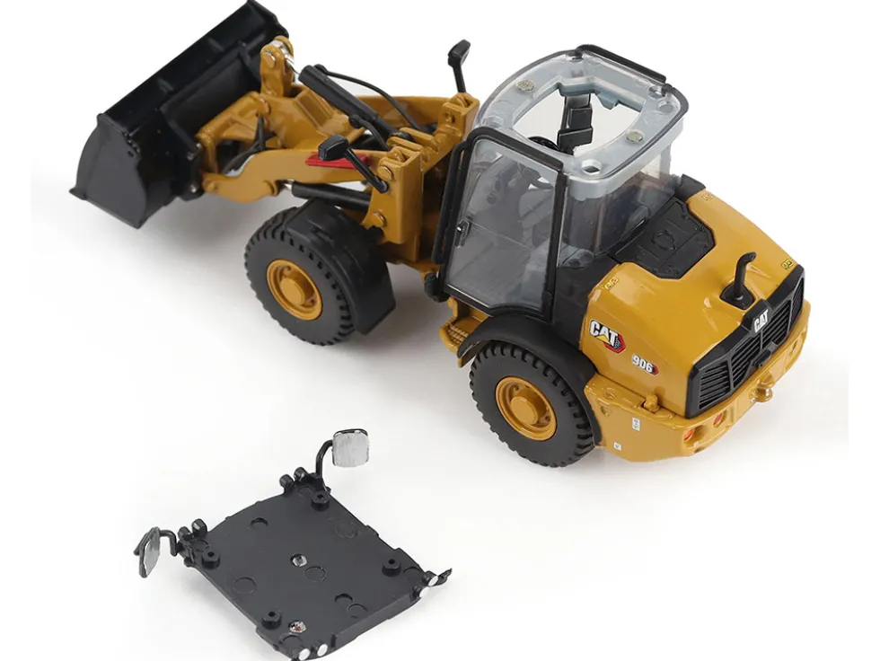 CAT Caterpillar 906 Compact Wheel Loader Yellow with Operator "High Line Series" 1/50 Diecast Model by Diecast Masters