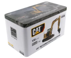 CAT Caterpillar 308 CR Next Generation Mini Hydraulic Excavator with Work Tools Operator High Line Series 1/50 Diecast Model Diecast Masters 85596