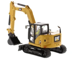 CAT Caterpillar 308 CR Next Generation Mini Hydraulic Excavator with Work Tools Operator High Line Series 1/50 Diecast Model Diecast Masters 85596