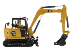 CAT Caterpillar 308 CR Next Generation Mini Hydraulic Excavator with Work Tools Operator High Line Series 1/50 Diecast Model Diecast Masters 85596