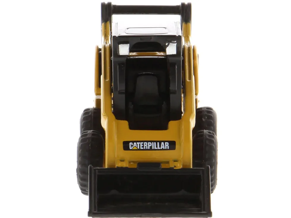 CAT Caterpillar 272C Skid Steer Loader Yellow Micro Constructor Series Diecast Model Diecast Masters 85974DB