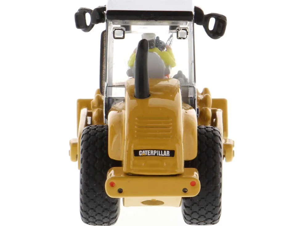 CAT Caterpillar CS56 Padfoot Drum Vibratory Soil Compactor Operator High Line Series 1/87 HO Diecast Model Diecast Masters 85247