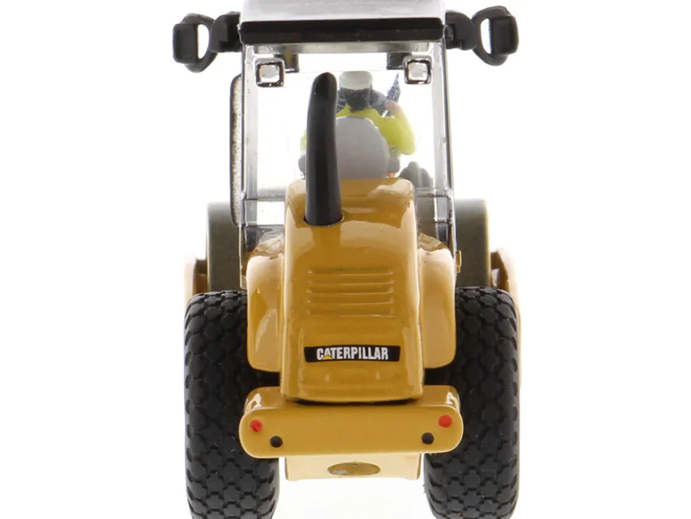 CAT Caterpillar CS56 Smooth Drum Vibratory Soil Compactor Operator High Line Series 1/87 HO Scale Diecast Model Diecast Masters 85246
