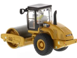 CAT Caterpillar CS56 Smooth Drum Vibratory Soil Compactor Operator High Line Series 1/87 HO Scale Diecast Model Diecast Masters 85246