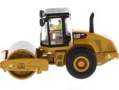 CAT Caterpillar CS56 Smooth Drum Vibratory Soil Compactor Operator High Line Series 1/87 HO Scale Diecast Model Diecast Masters 85246