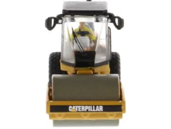 CAT Caterpillar CS56 Smooth Drum Vibratory Soil Compactor Operator High Line Series 1/87 HO Scale Diecast Model Diecast Masters 85246