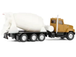 CAT Caterpillar CT681 Concrete Mixer Yellow 1/87 (HO) Diecast Model by Diecast Masters